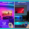 Luces / Tiras LED RGB gamer con Bluetooth, control app y sincronización musical - Imagen 2