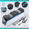 Cargador para controles PS5 DualSense con indicadores LED - Imagen 3