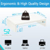 Soporte de Monitor TEAMIX de Madera – Blanco. - Imagen 2