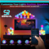 Paneles LED Hexagonales RGB (8 piezas) – Sincronización Musical, App y Control Remoto. - Imagen 2