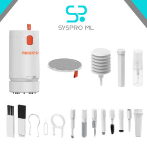 Kit de limpieza 12 en 1 para teclado, teléfono y dispositivos electrónicos.