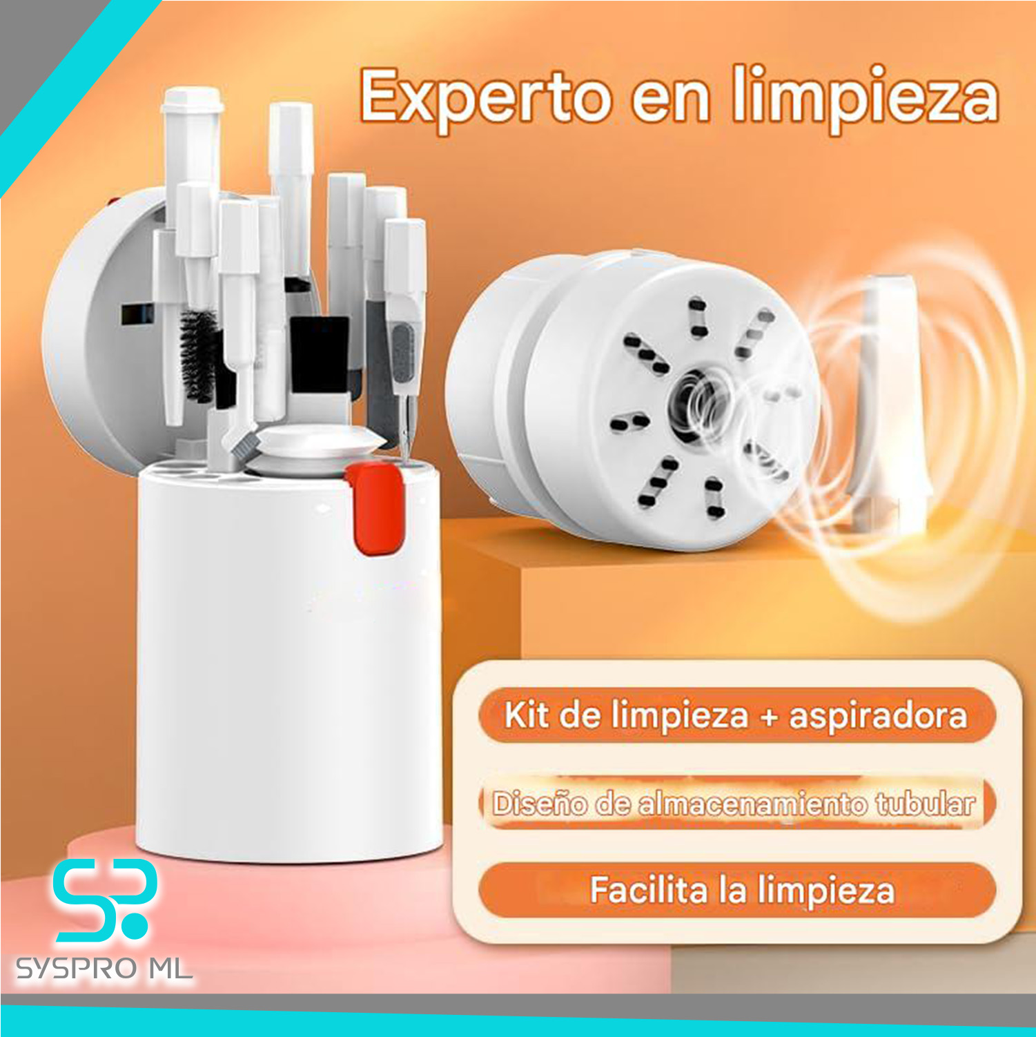 Kit de limpieza 12 en 1 para teclado, teléfono y dispositivos electrónicos. - Imagen 4
