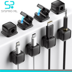 Organizadores Magnéticos de Cables (Pack de 8)