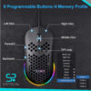 Mouse Gamer ultraligero TMKB Falcon M1SE con diseño de panal. - Imagen 3