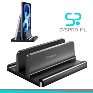 Soporte vertical 3 en 1 para laptop, tablet y teléfono