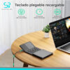 Teclado Bluetooth plegable multi-dispositivo con batería recargable - Imagen 4