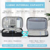 Organizador Cartuchera electrónico portátil de doble capa para cables y gadgets - Imagen 4
